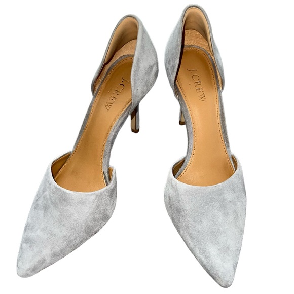 J Crew Factory Suede D’Orsay Pumps | Size 6.5 - Picture 1 of 8